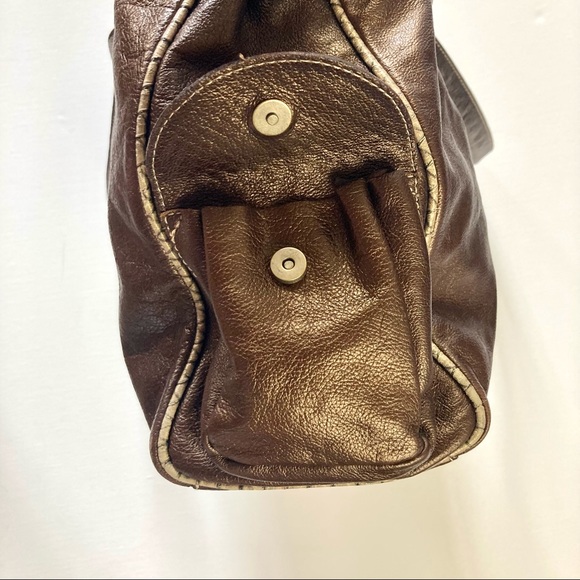 PULICATI. Fine Italian leather, extra large bag. - Picture 6 of 16